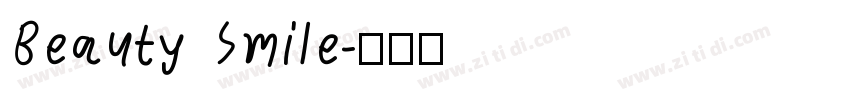 Beauty Smile字体转换